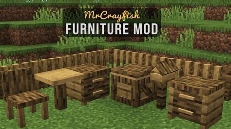 minecraft mrcrayfish furniture You can get a variety of custom items from MrCrayfish’s Furniture Mod for your dream house